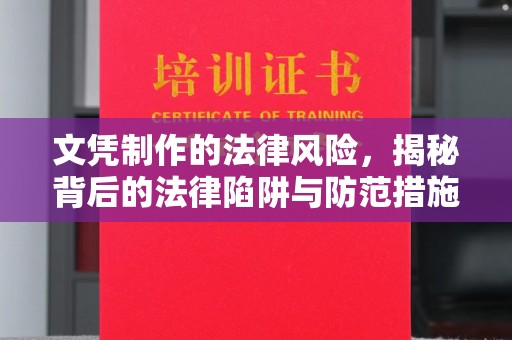 甘南文凭制作的法律风险，揭秘背后的法律陷阱与防范措施